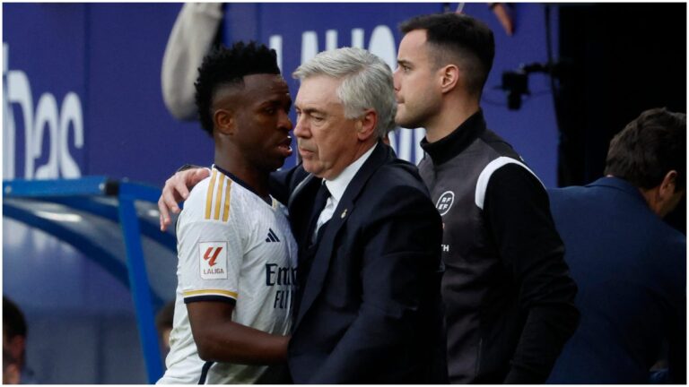 Carlo Ancelotti se desvive por el nivel de Vinicius: “Es un chico serio, humilde e inteligente”