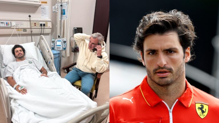 Carlos Sainz no quiere perderse el GP de Arabia Saudita y aparece en el paddock tras ser operado de apendicitis