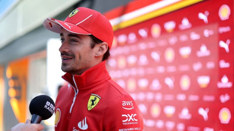 Charles Leclerc: “Verstappen es demasiado fuerte, mi objetivo es vencer a Checo Pérez”