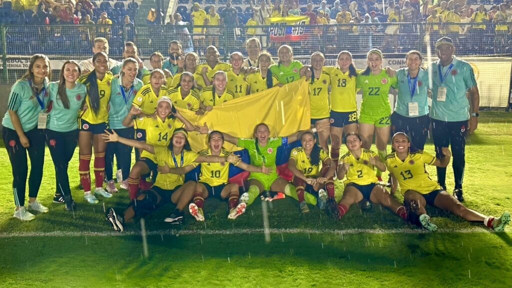 Selección Colombia Femenina Sub 17, tras clasificar al Mundial 2024. - @FCFSeleccionCol.