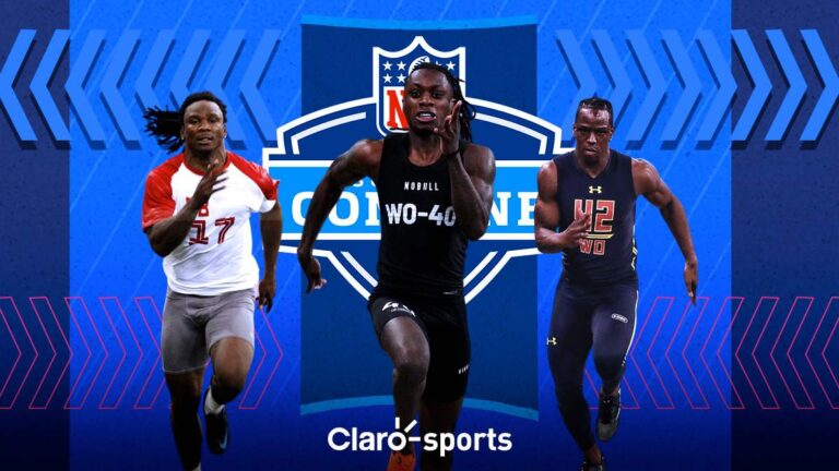 ¿Cuáles son los tiempos más rápidos en las 40 yardas del Scouting Combine de la NFL?