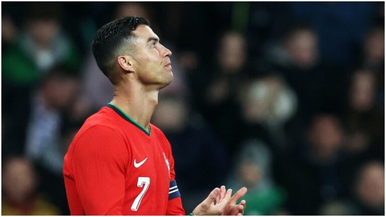 Portugal con Cristiano Ronaldo en la cancha no carbura y pierde ante Eslovenia