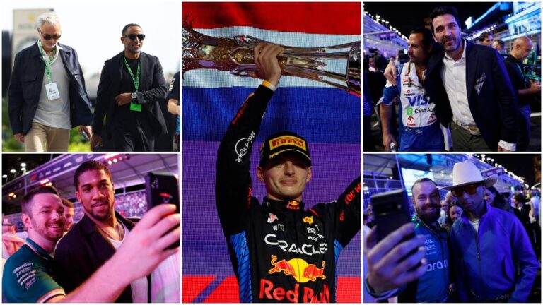 Las estrellas convergen en Jeddah para el Gran Premio de Arabia Saudita