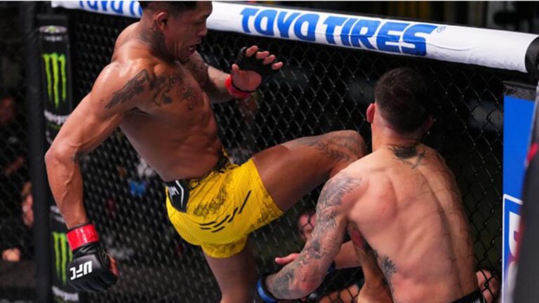 UFC Vegas 87: El brutal rodillazo de Vinicius Oliveira a Benardo Sopaj que lo manda a dormir en los últimos segundos