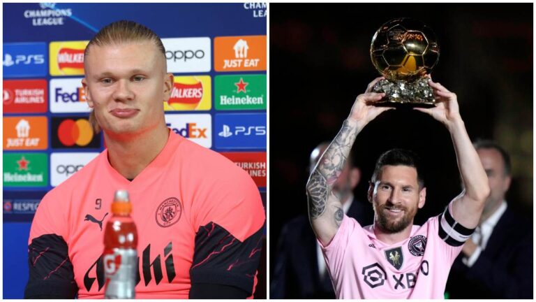 Haaland no cree que Messi le haya ‘robado’ el Balón de Oro: “Es el mejor de la historia”