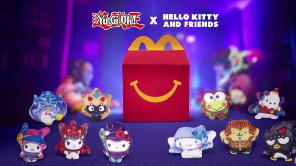 juguetes McDonald's yugioh hello kitty