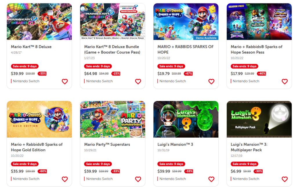 nintendo ofertas día mario