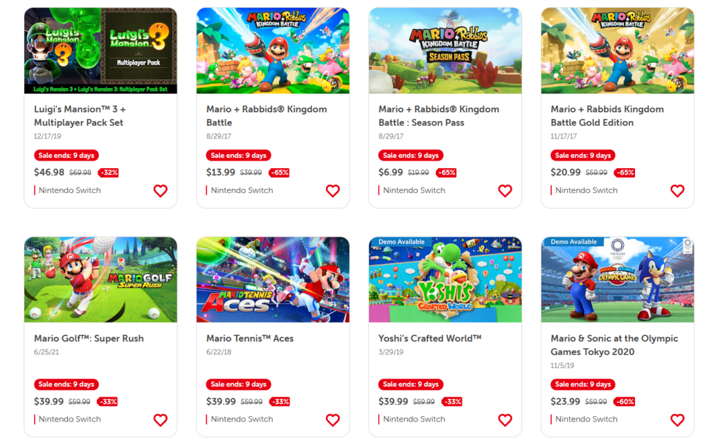 nintendo ofertas día mario