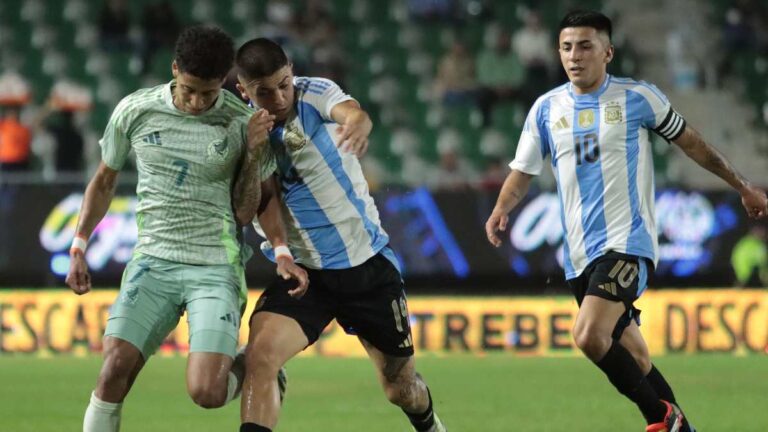 La selección mexicana sub 23 cae en casa ante la Argentina de Mascherano