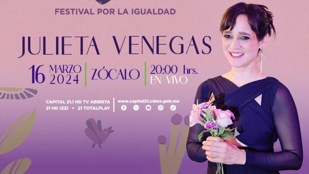 Julieta Venegas en el Zócalo de la CDMX en vivo: Horario, invitadas y cómo llegar al concierto