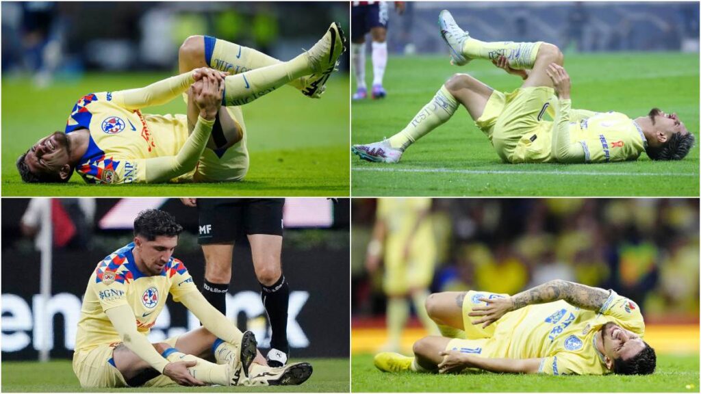 Diego Valdés ha padecido diversas lesiones durante su paso con Las Águilas del América. Aquí su largo recuento.