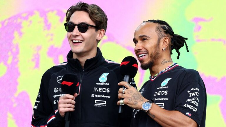 Lewis Hamilton: “Russell está haciendo un mejor trabajo con nuestro coche. Lo lleva mucho mejor que yo”