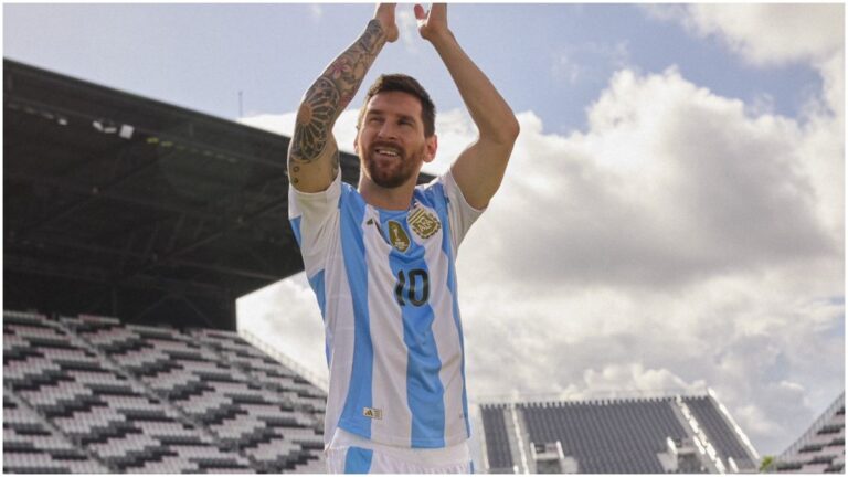 ¿Privilegios? Leo Messi ni siquiera necesita irse de Miami para presentar el jersey de Argentina para la Copa América