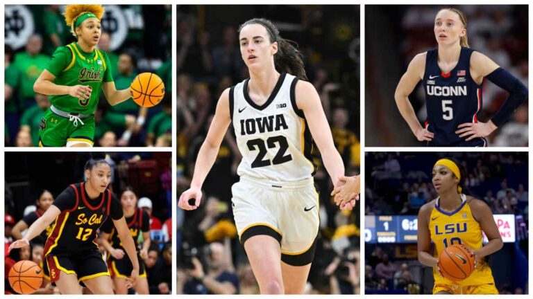 Las grandes estrellas de March Madness están en el torneo femenil: Caitlin Clark, Angel Reese, JuJu Watkins, Paige Bueckers, Kamilla Cardoso…