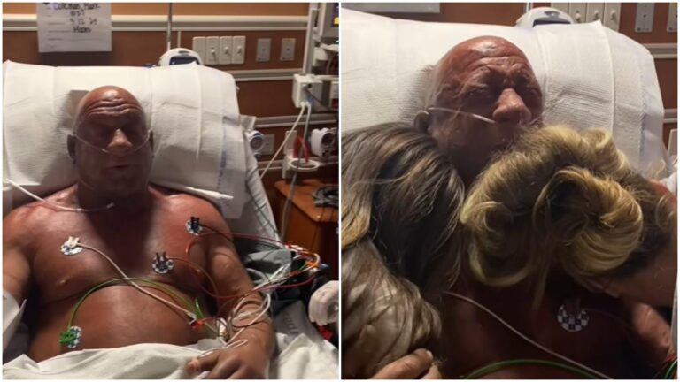 Leyenda de UFC rompe en llanto en el hospital al narrar la increíble historia de cómo salvó a sus padres de un incendio