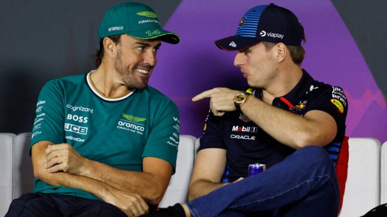 Max Verstappen pone a Fernando Alonso por encima de Checo Pérez