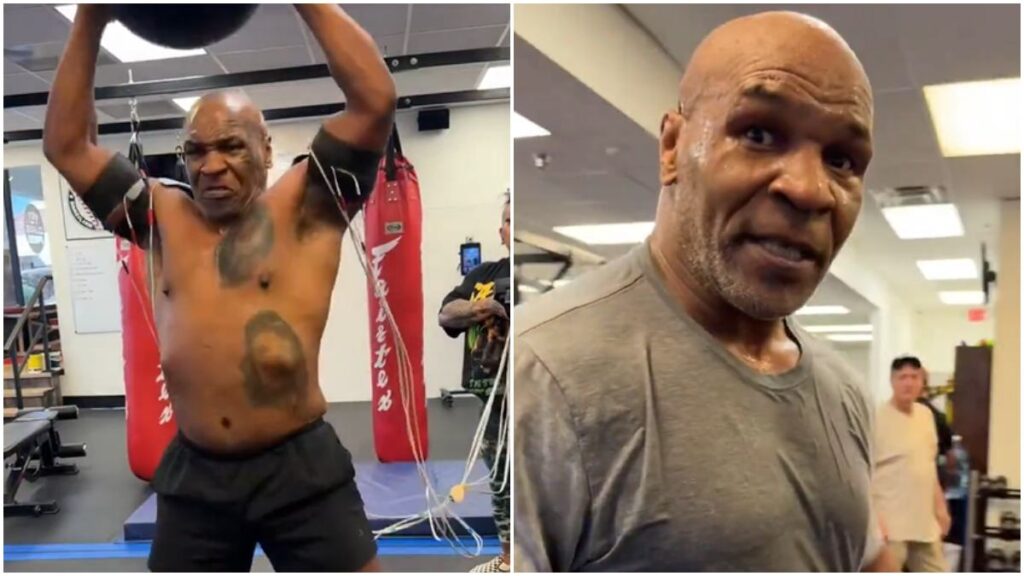 Mike Tyson amenaza a Jake Paul previo a su pelea | Captura de Pantalla