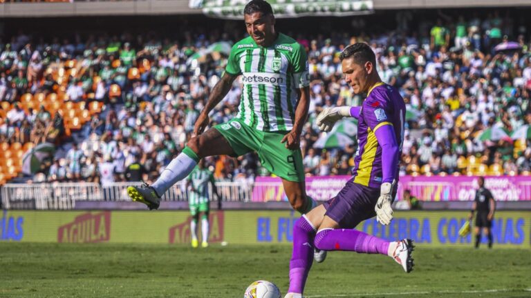 Atlético Nacional, sin luz en el arco: el récord histórico que alcanzó tras el duelo ante Bucaramanga