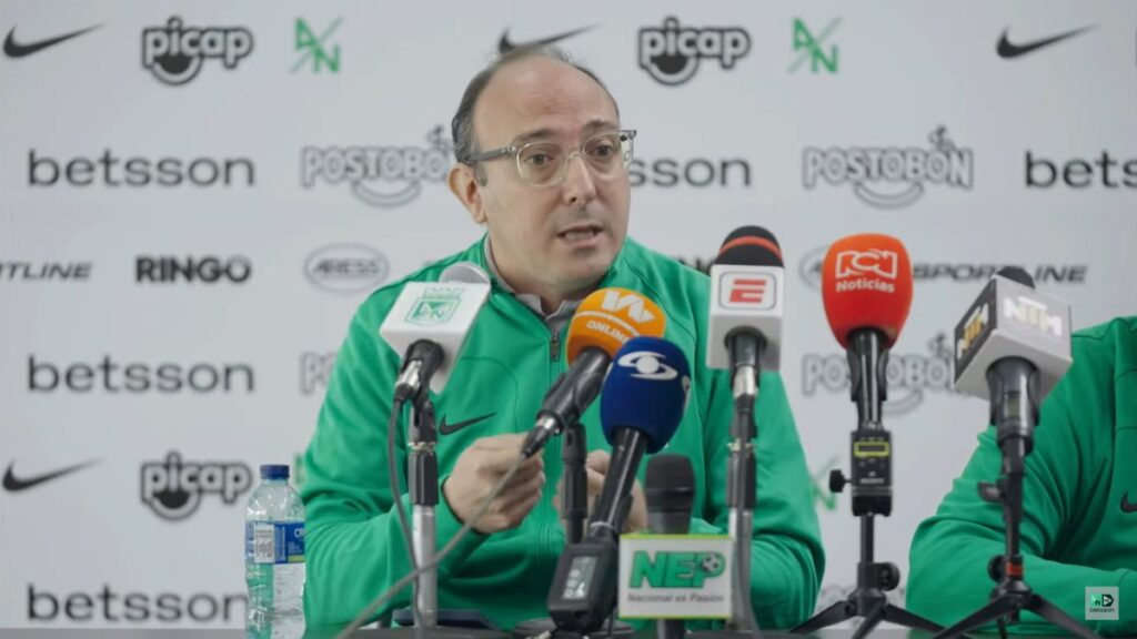 Esteban 'Palillo' Escobar, en rueda de prensa. - @nacionaloficial.