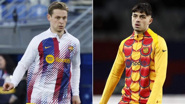 Barcelona confirma la gravedad de las lesiones de Frenkie de Jong y Pedri: ¿se pierden el juego contra el Napoli?