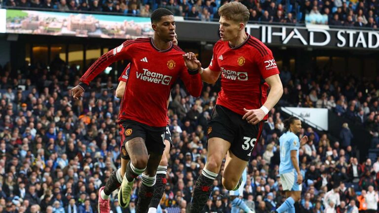 Manchester City vs Manchester United: Golazo de Marcus Rashford