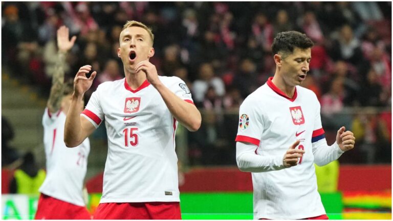 Polonia con Lewandowski obtiene el medio boleto para la Eurocopa 2024 y avanza a la última ronda del repechaje
