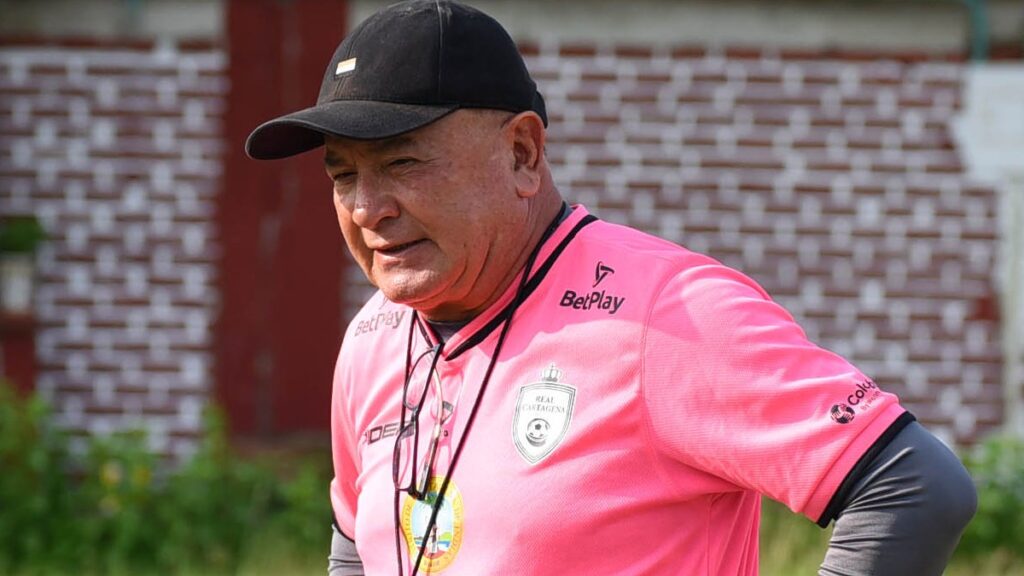 Alberto Suárez, en un entrenamiento. - @RealCartagena.