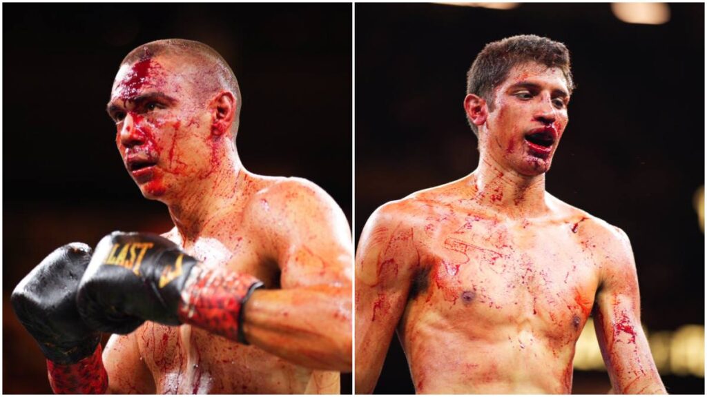 Tim Tszyu vs Sebastian Fundora en una pelea sangrienta | X: @premierboxing