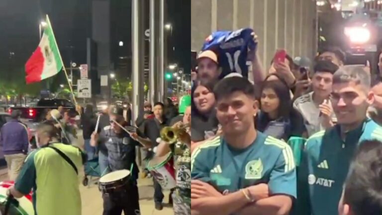 ¡Motivados! La selección mexicana recibe serenata previo a la final de la Nations League