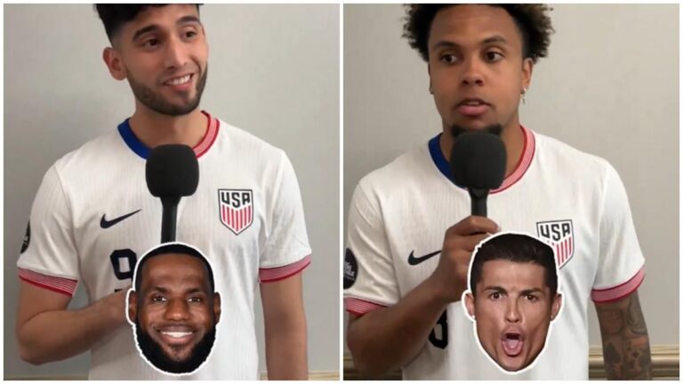 Weston McKennie y Ricardo Pepi revelan que quieren ser como ¡Cristiano Ronaldo y LeBron James!