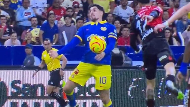 Polémica en el Atlas-América tras no señalarse mano de Diego Valdés…¡y marcar penal a favor de las Águilas!