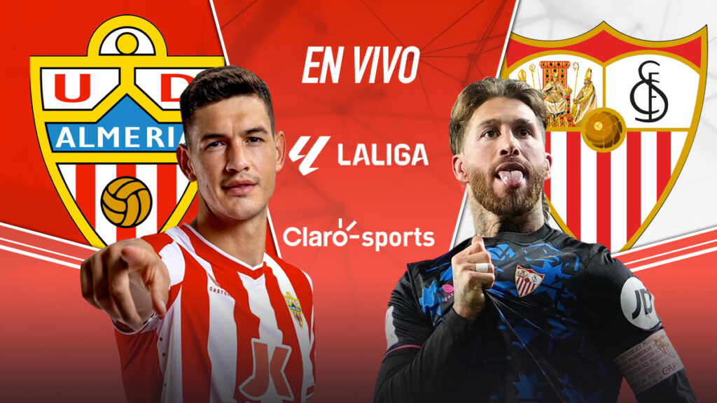 Almería vs Sevilla, en vivo online. Claro Sports