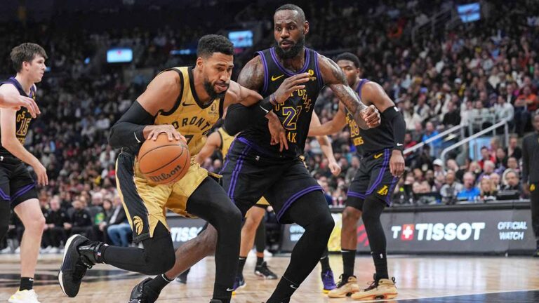 LeBron James y los Lakers acaban con los Raptors que suman su 14to juego consecutivo sin ganar