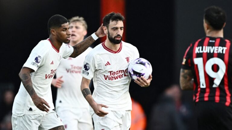 Bruno Fernandes salva a un penoso Manchester United: dramática igualdad ante el Bournemouth