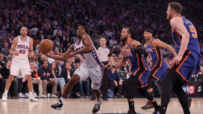 Tyrese Maxey se viste de Jordan para salvar la temporada de los 76ers y habrá juego 6 ante Knicks