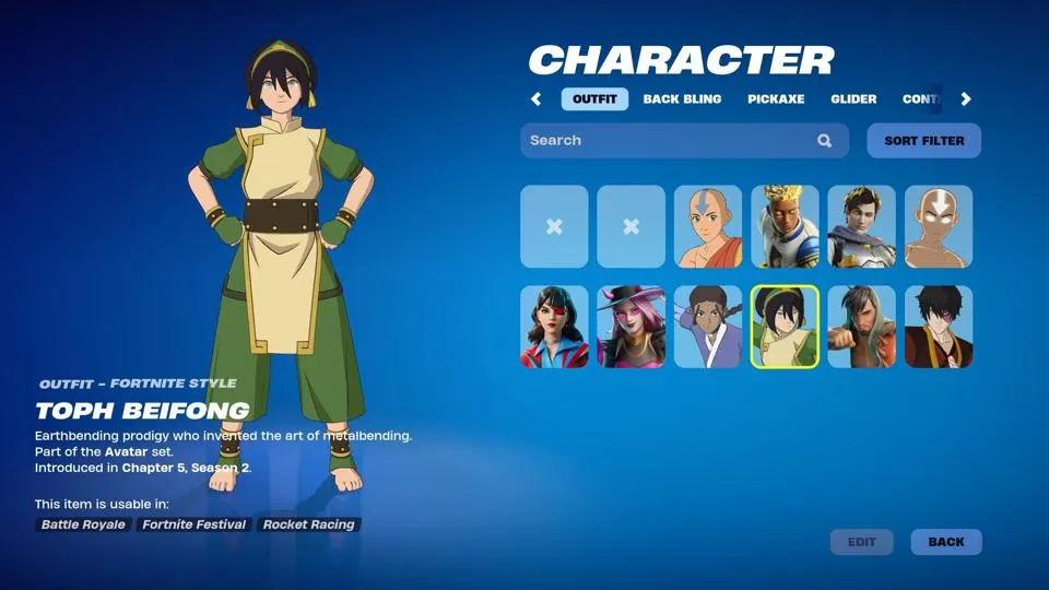 Fortnite Avatar skins