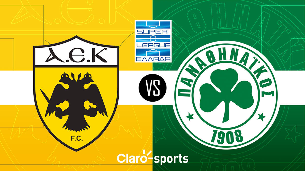 AEK de Atenas vs Panathinaikos, en vivo streaming online del partido de