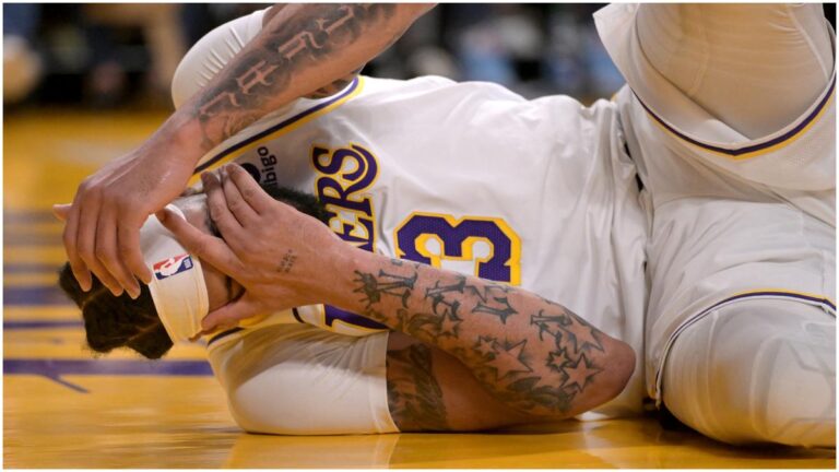Anthony Davis, sigue en duda para el Play-in frente a Pelicans pese a su promesa de llegar sano con Lakers