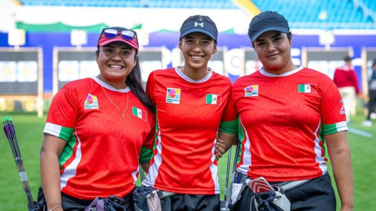 México femenil en tiro con arco compuesto se coloca en tercer lugar de la Copa del Mundo Shanghai 2024