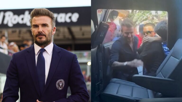 ¡Locos por Beckham! Aficionados mexicanos no querían dejar ir al dueño del Inter Miami