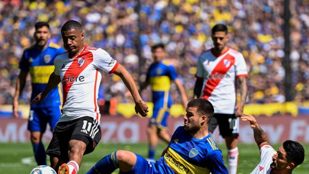 Clásico River Plate vs Boca Juniors.