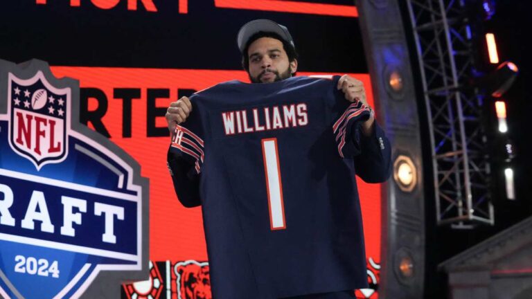 La ofensiva historia de los Chicago Bears, el peor ataque de la NFL y que espera que Caleb Williams finalmente sea ‘el elegido’