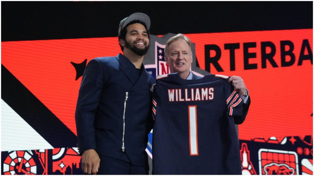 Caleb Williams pick 1 del Draft NFL por Chicago Bears | Reuters