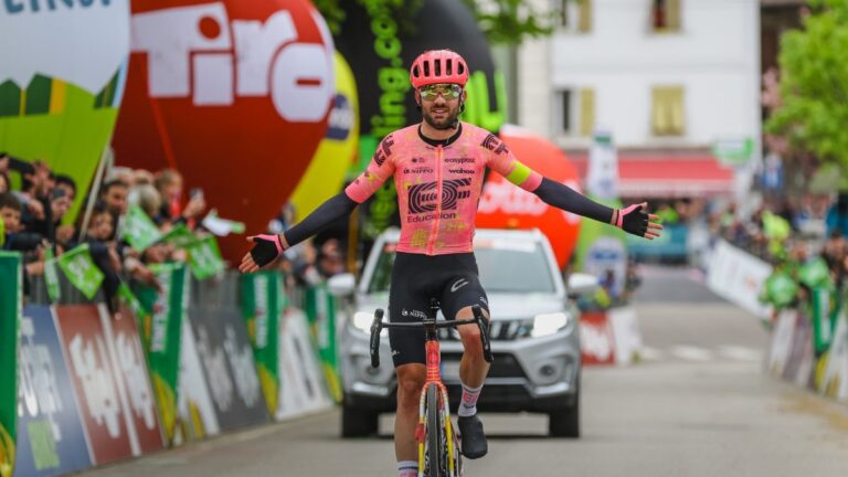 Simon Carr se alza con la victoria en la cuarta etapa del Tour de los Alpes e Iván Ramiro Sosa asciende en la General