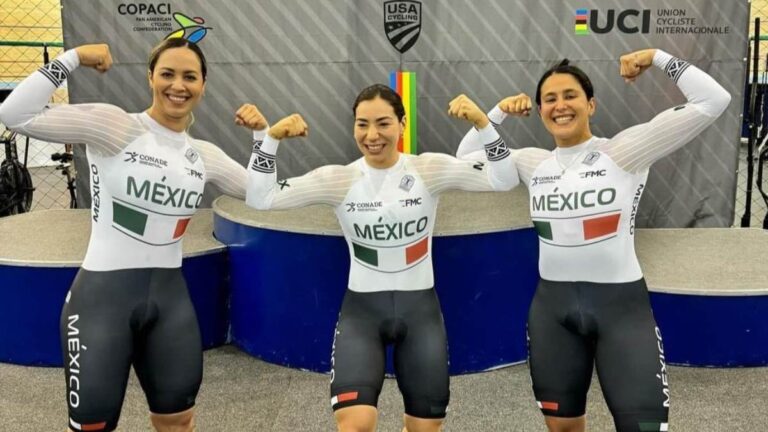 Equipo mexicano femenil de ciclismo de pista clasifica a Paris 2024 tras ganar oro en el Campeonato Panamericano