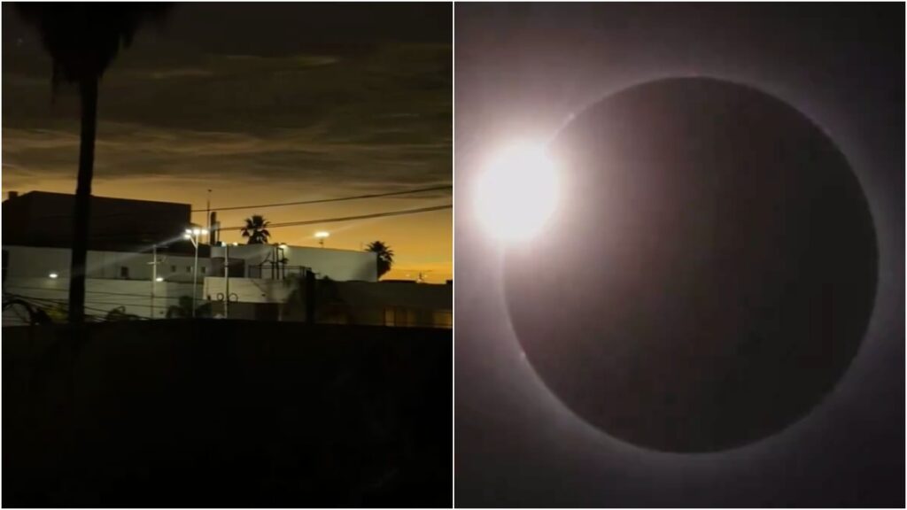 Torreón y Mazatlán, además de ser ciudades futboleras, pudieron disfrutar de una gran visión del eclipse solar total de este 8 de abril.
