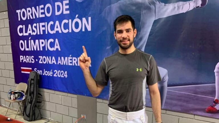 Gibran Zea logra el primer boleto para México en la esgrima de los Juegos Olímpicos Paris 2024