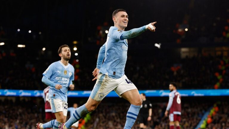 Phil Foden monta una sinfonía en la goleada del Manchester City al Aston Villa