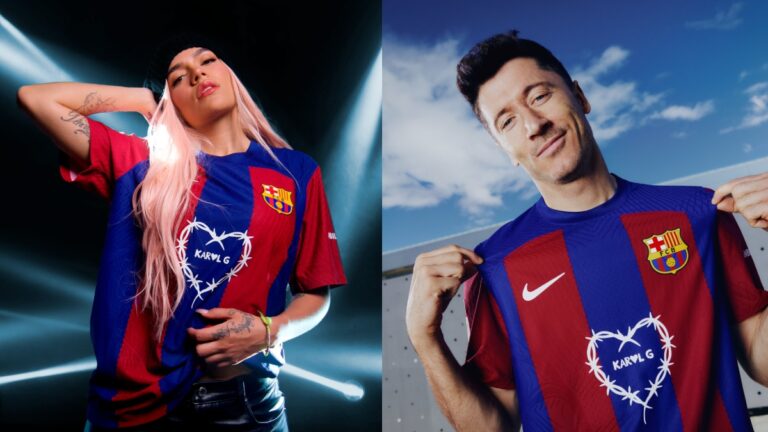 Barcelona lanza camiseta oficial de Karol G para el ‘Clásico’ ante Real Madrid: viral en redes