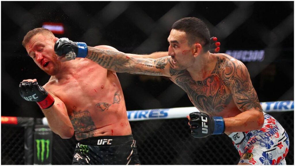 Holloway noquea a Gaethje en UFC 300 | Reuters; Rebilas-USA TODAY Sports